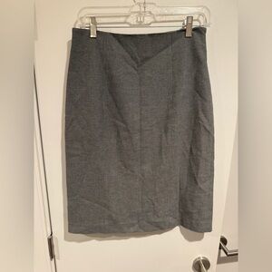 Theory Black and White Houndstooth Knee-Length Pencil Skirt for Work Size 6